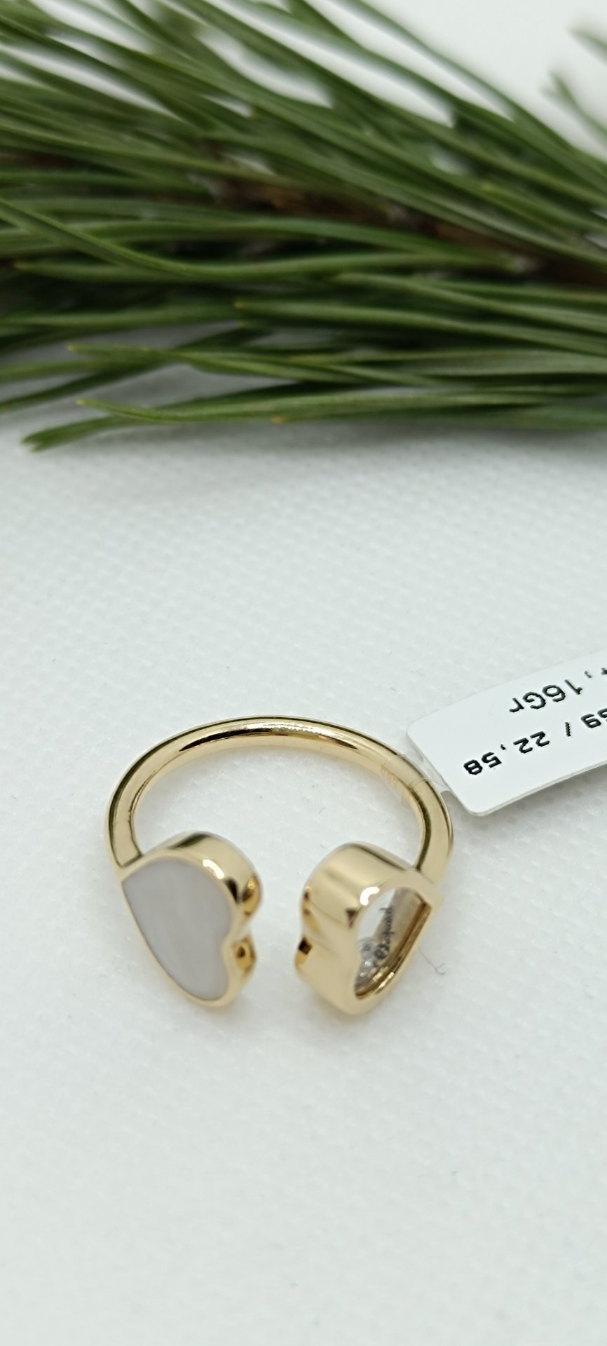 Кольцо MANILAS GOLD Diana Diamond размер 18.5 вес 4.16 г золото, перламутр купить,NaN