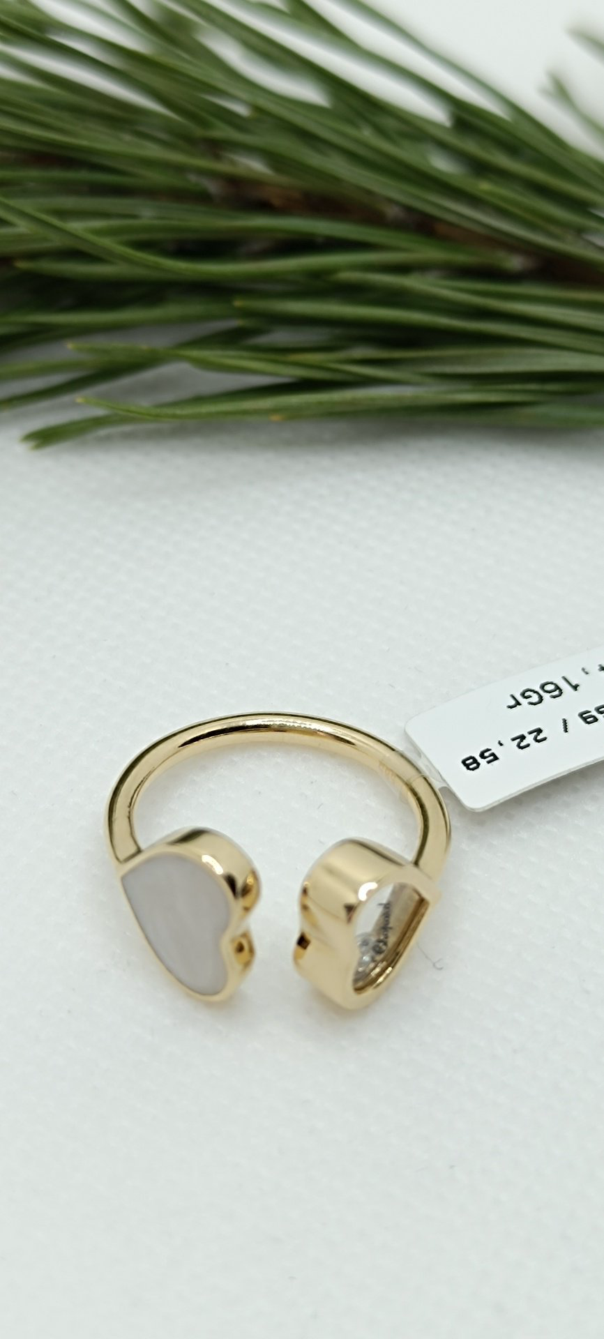 Кольцо MANILAS GOLD Diana Diamond размер 18.5 вес 4.16 г золото, перламутр купить,NaN