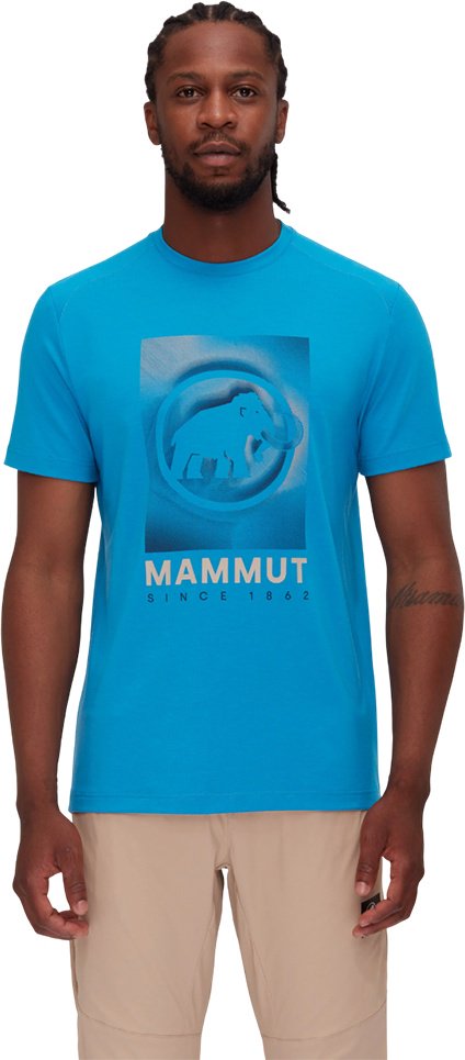 Футболка Mammut голубой купить,NaN