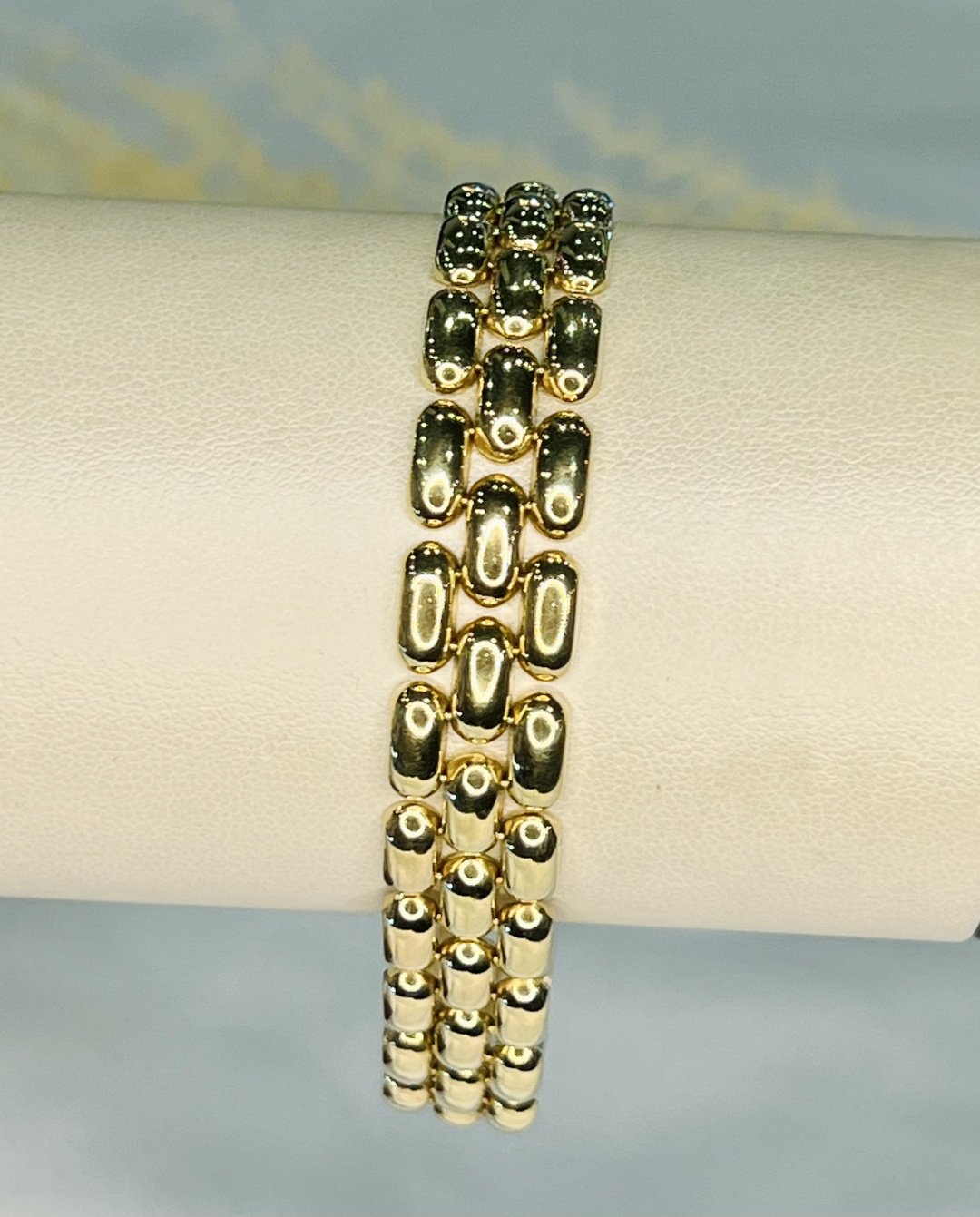 Браслет Ayala Collection SI19/77 длина 21 см, вес 16.99 г золото, плетение якорное купить,1271450