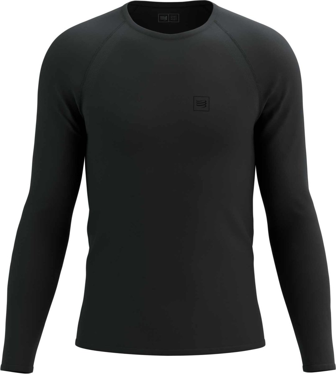 Лонгслив Compressport черный купить,NaN