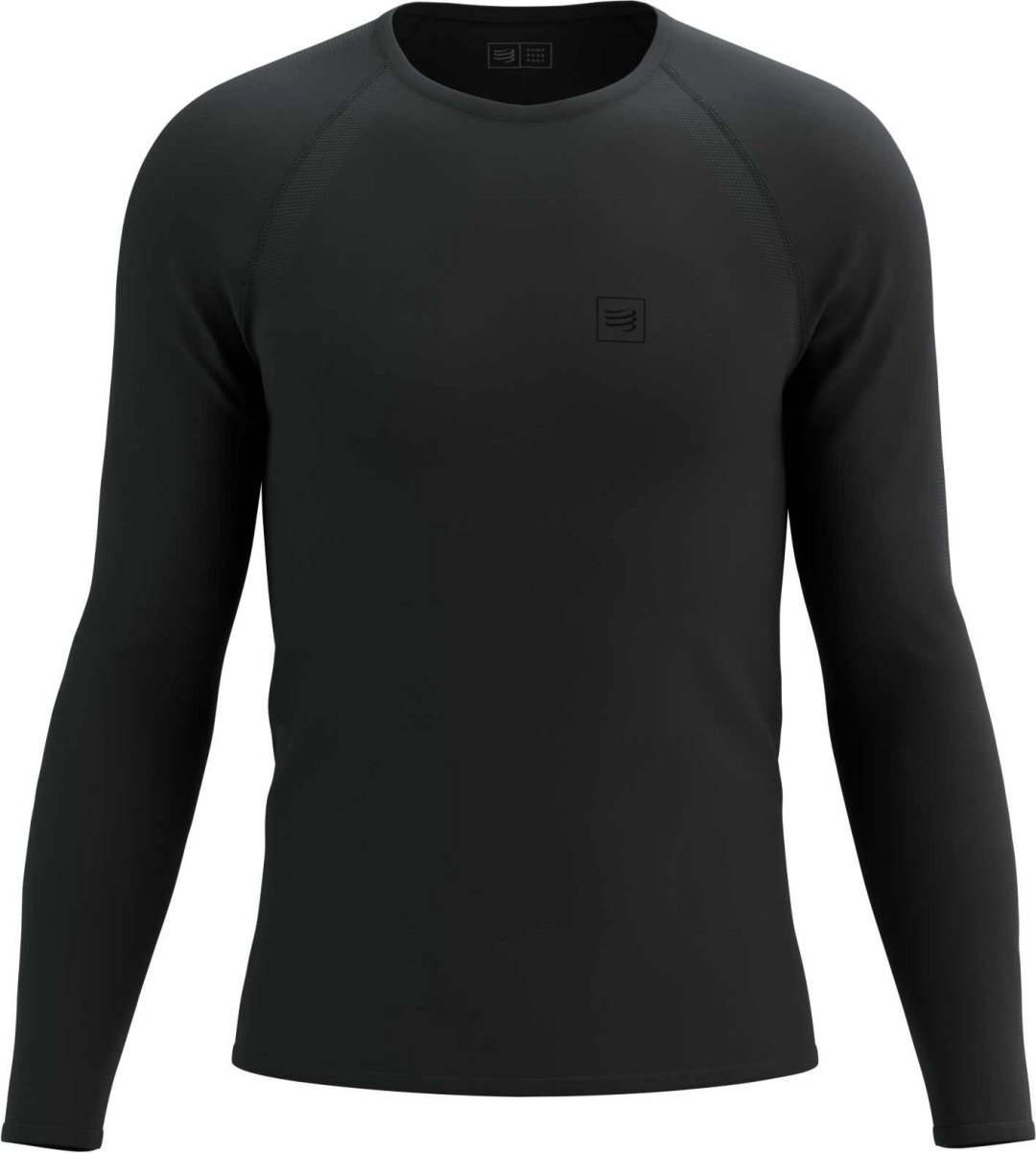 Лонгслив Compressport черный купить,NaN
