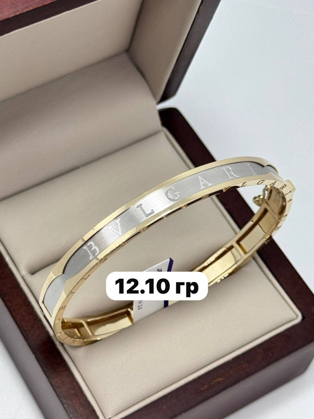 Браслет BAQ BRAND 85964150 длина 18 см, вес 12.1 г золото, плетение обод купить,NaN