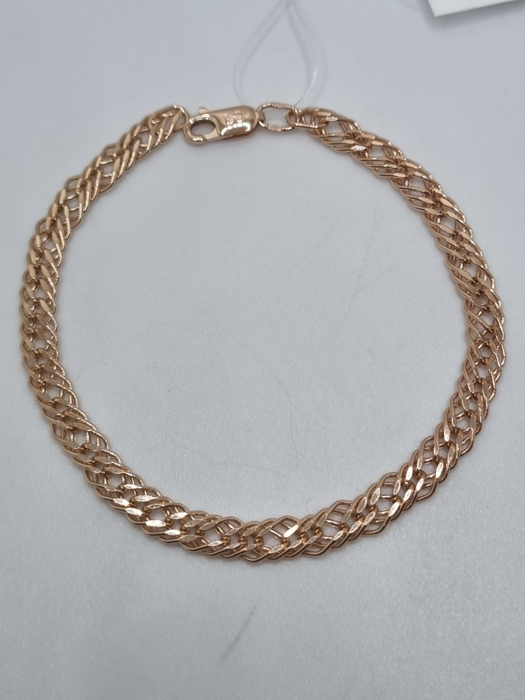 Браслет Zhanar Gold ZHA84-812 длина 19 см, вес 3.79 г золото, плетение тройной ромб купить,NaN