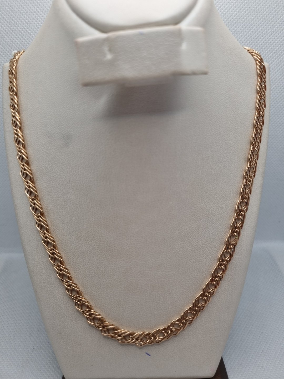 Цепь Zhanar Gold ZHA84/450 длина 55 см, вес 9.22 г золото, плетение тройной ромб купить,NaN