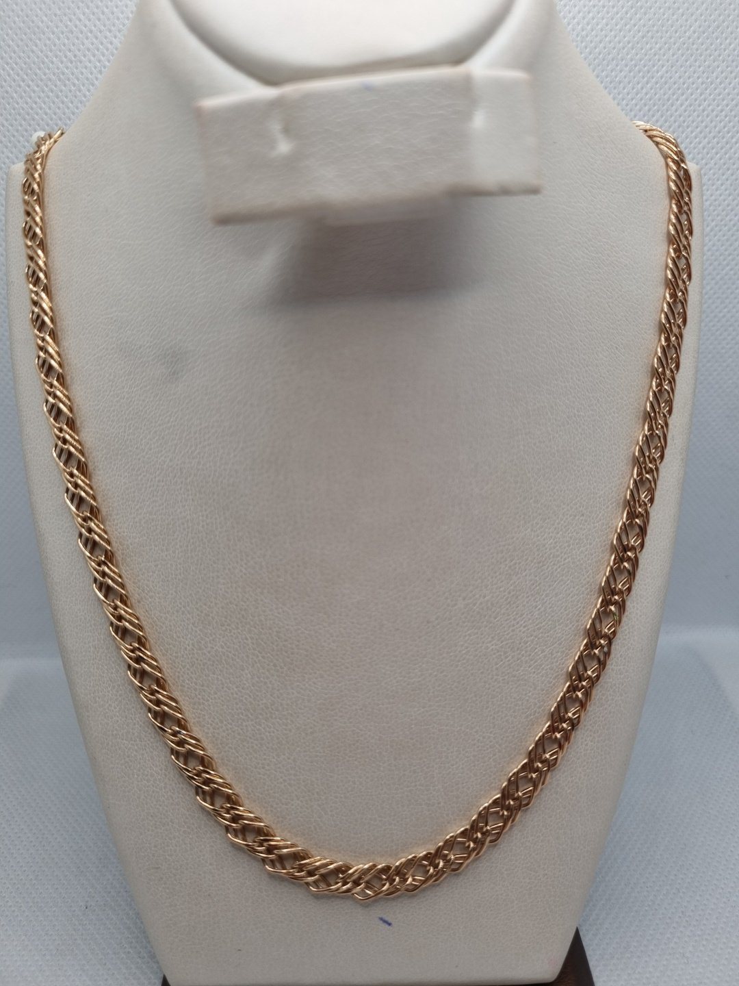 Цепь Zhanar Gold ZHA84/450 длина 55 см, вес 9.22 г золото, плетение тройной ромб купить,NaN