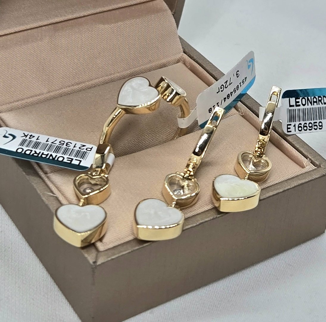 ADDemin 010-167 вес 12.47 г золото, фианит, перламутр купить,932450