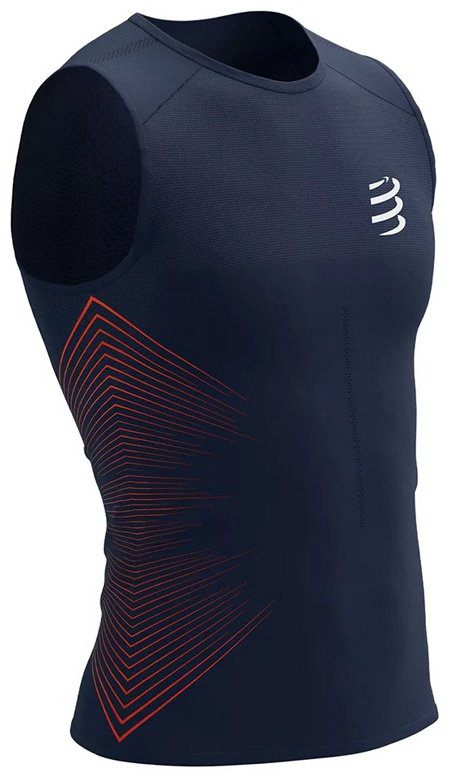 Майка Compressport синий купить,NaN