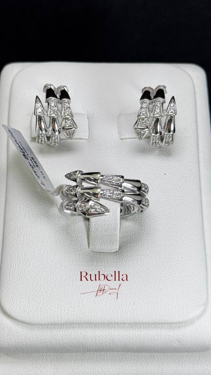 Rubella 5347 вес 10.93 г золото, фианит купить,816200
