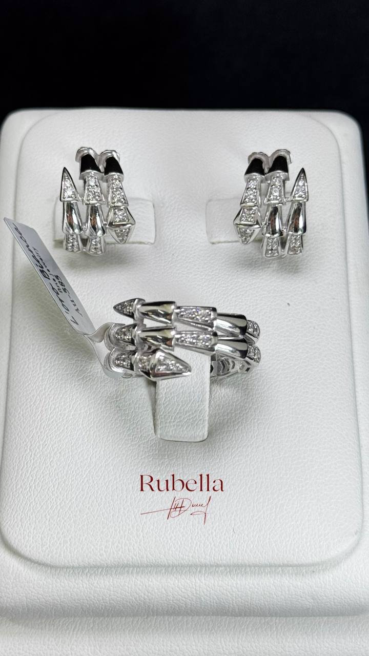Rubella 5347 вес 10.93 г золото, фианит купить,816200