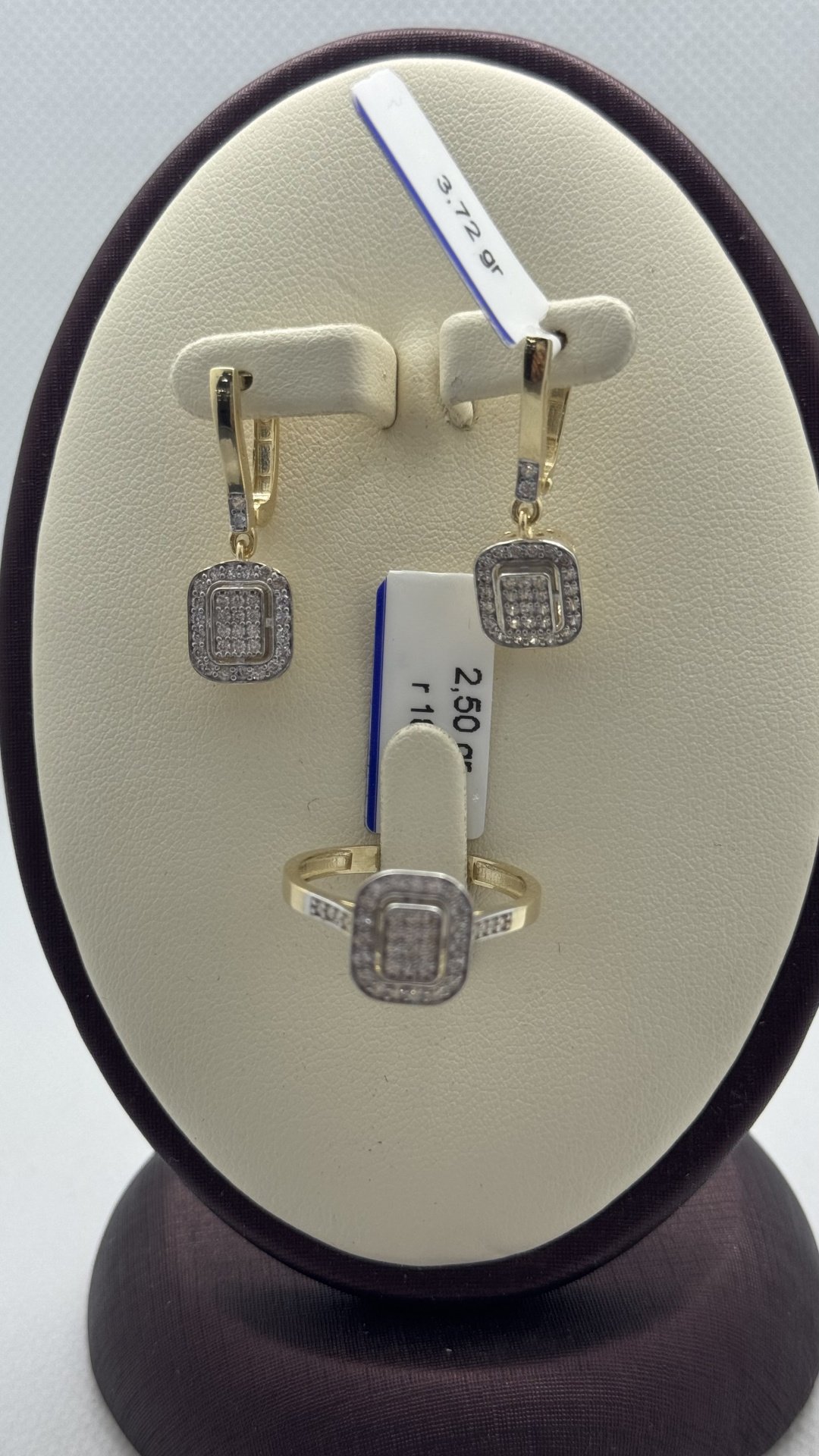 DiamonD 34256789 вес 6.22 г золото, фианит купить,463700.00000000006
