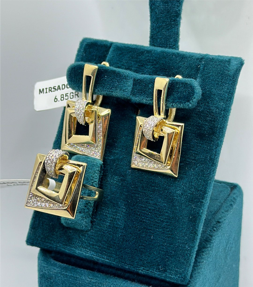 Ali Gold 8709 вес 11 г золото, фианит купить,821450