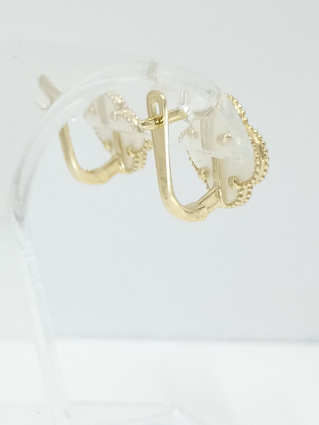 Серьги MIRSADO GOLD MG0276271 вес 3.68 г золото, перламутр купить,NaN