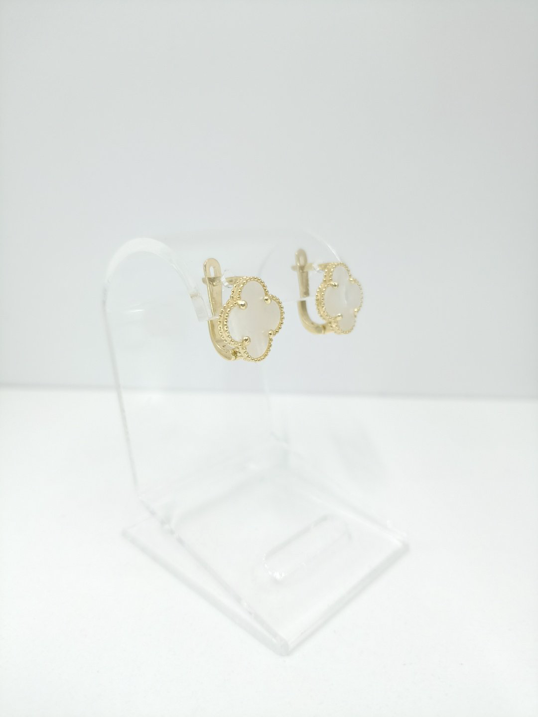 Серьги MIRSADO GOLD MG0276271 вес 3.68 г золото, перламутр купить,NaN