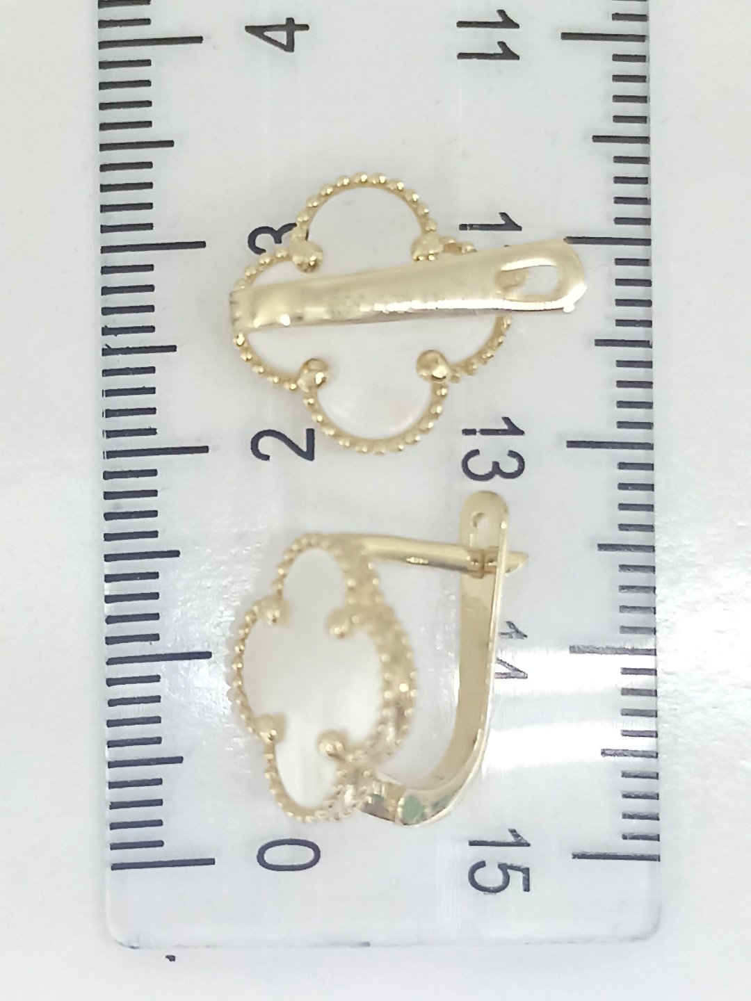 Серьги MIRSADO GOLD MG0276271 вес 3.68 г золото, перламутр купить,NaN