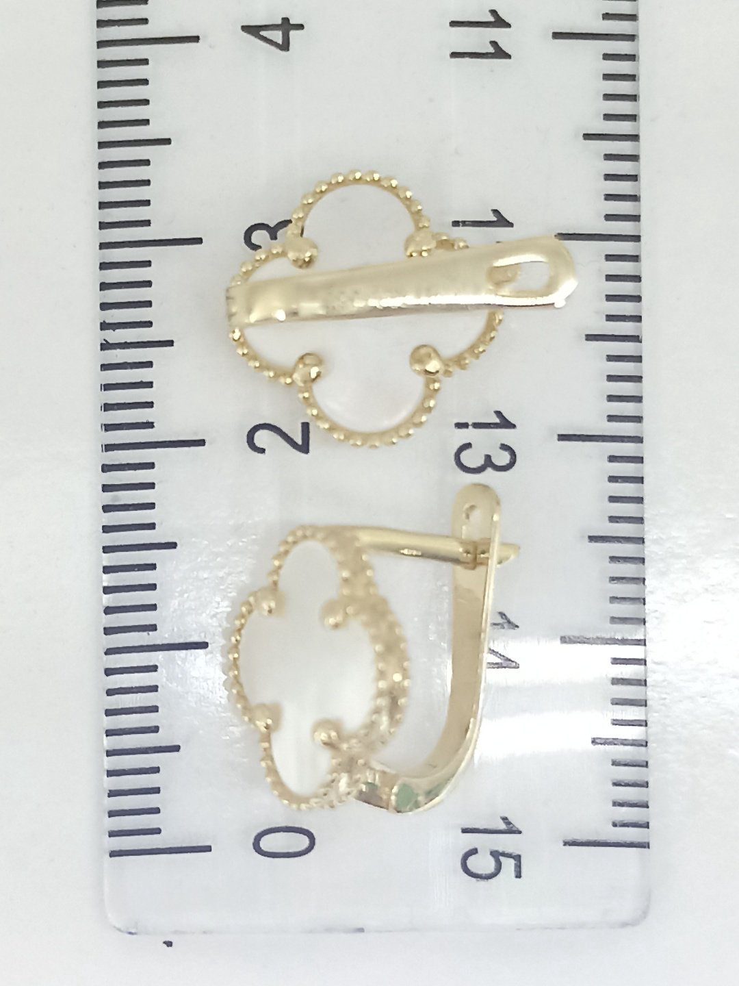 Серьги MIRSADO GOLD MG0276271 вес 3.68 г золото, перламутр купить,NaN