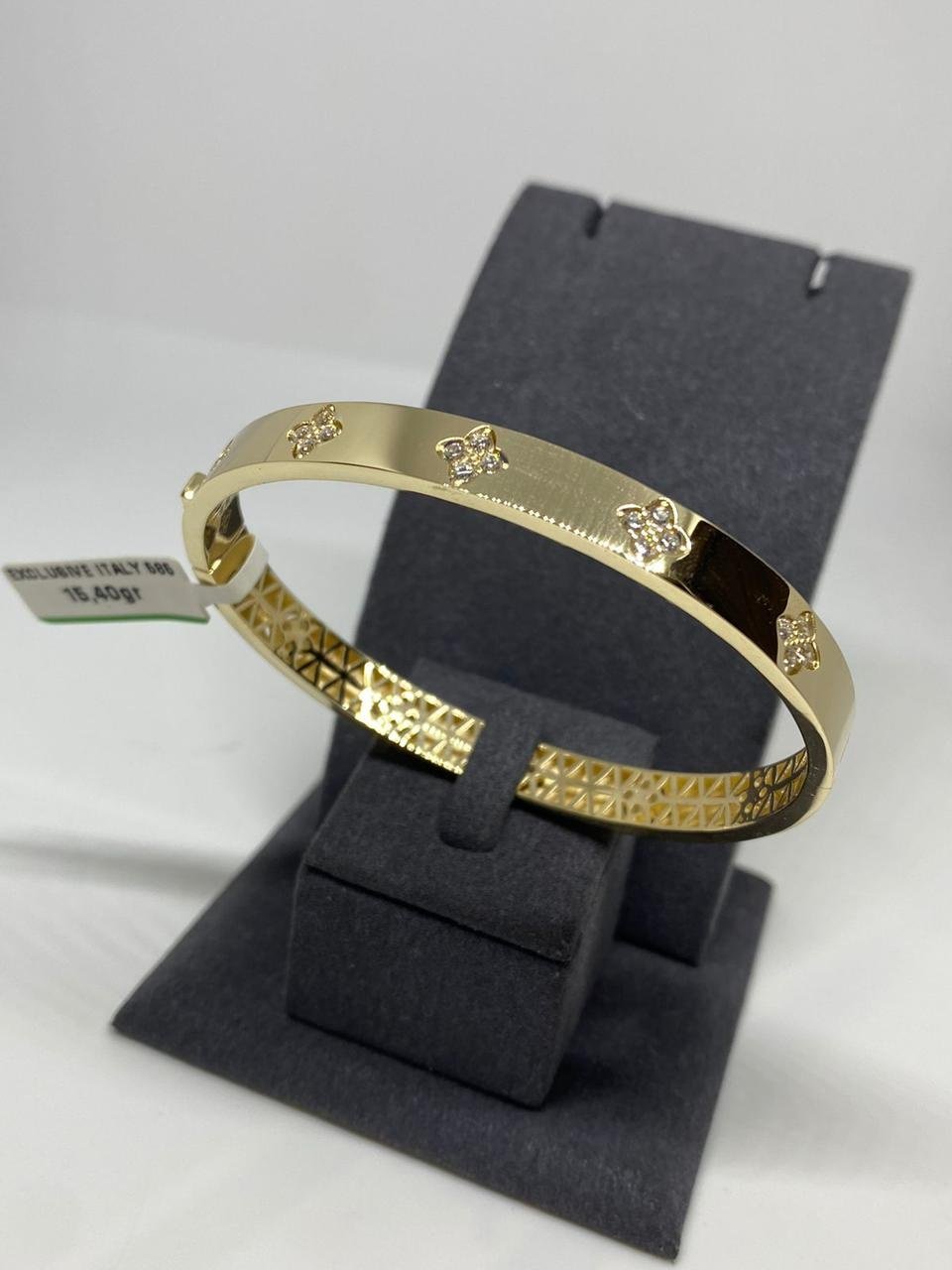Браслет Italy Gold 302164 длина 18 см, вес 15.40 г золото, плетение отсутствует купить,NaN