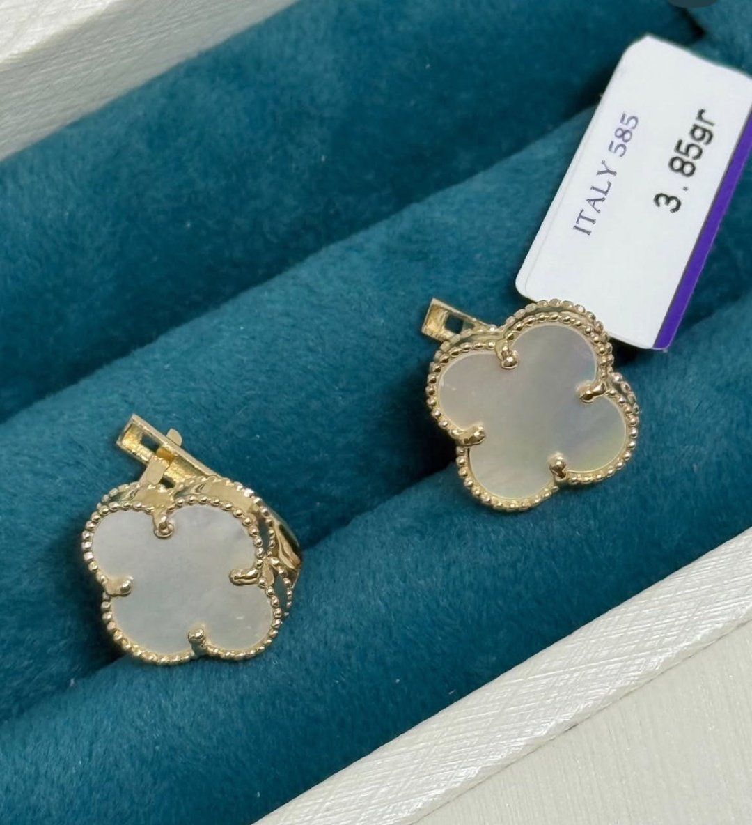 Серьги Italy Gold Shakizat gold 1808036 вес 3.85 г золото, эмаль купить,NaN