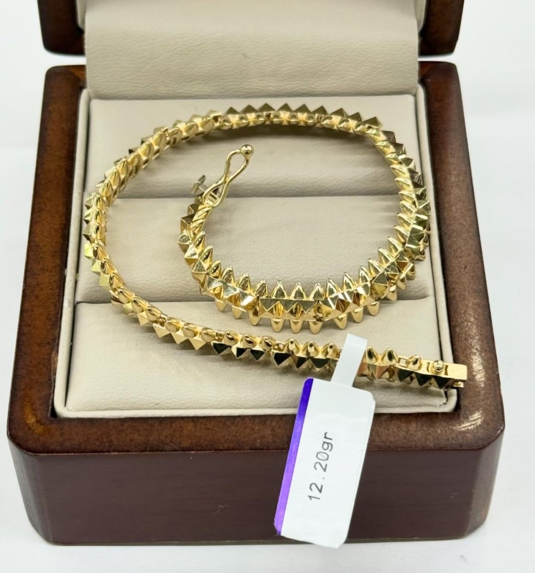 Браслет MIRSADO GOLD A-1276 длина 19 см, вес 12.20 г золото, плетение отсутствует купить,911450