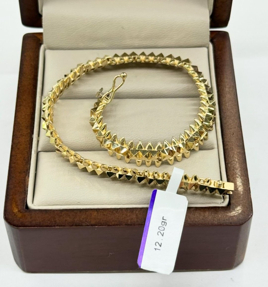 Браслет MIRSADO GOLD A-1276 длина 19 см, вес 12.20 г золото, плетение отсутствует купить,911450