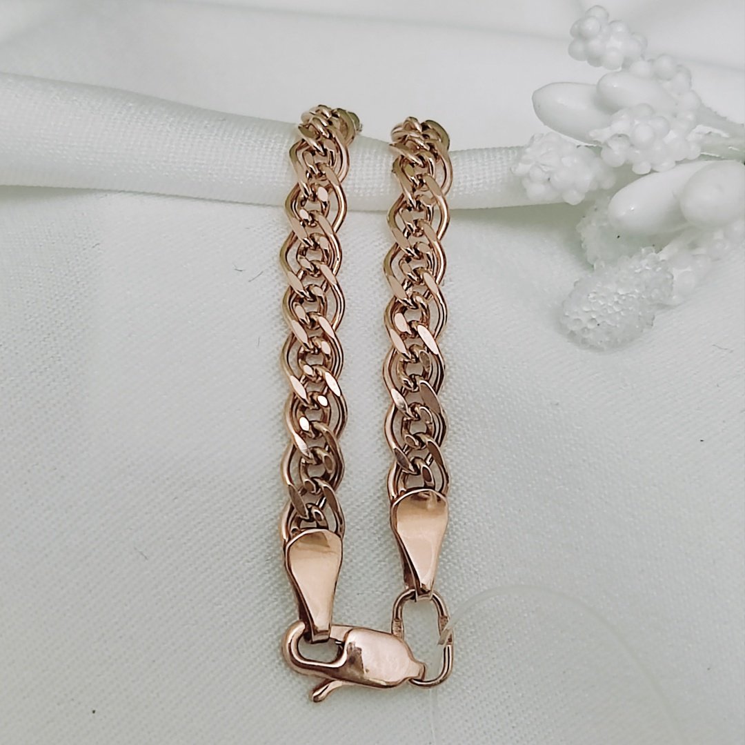 Браслет JANNA GOLD 680207023 длина 19 см, вес 3.23 г золото, плетение нонна купить,NaN