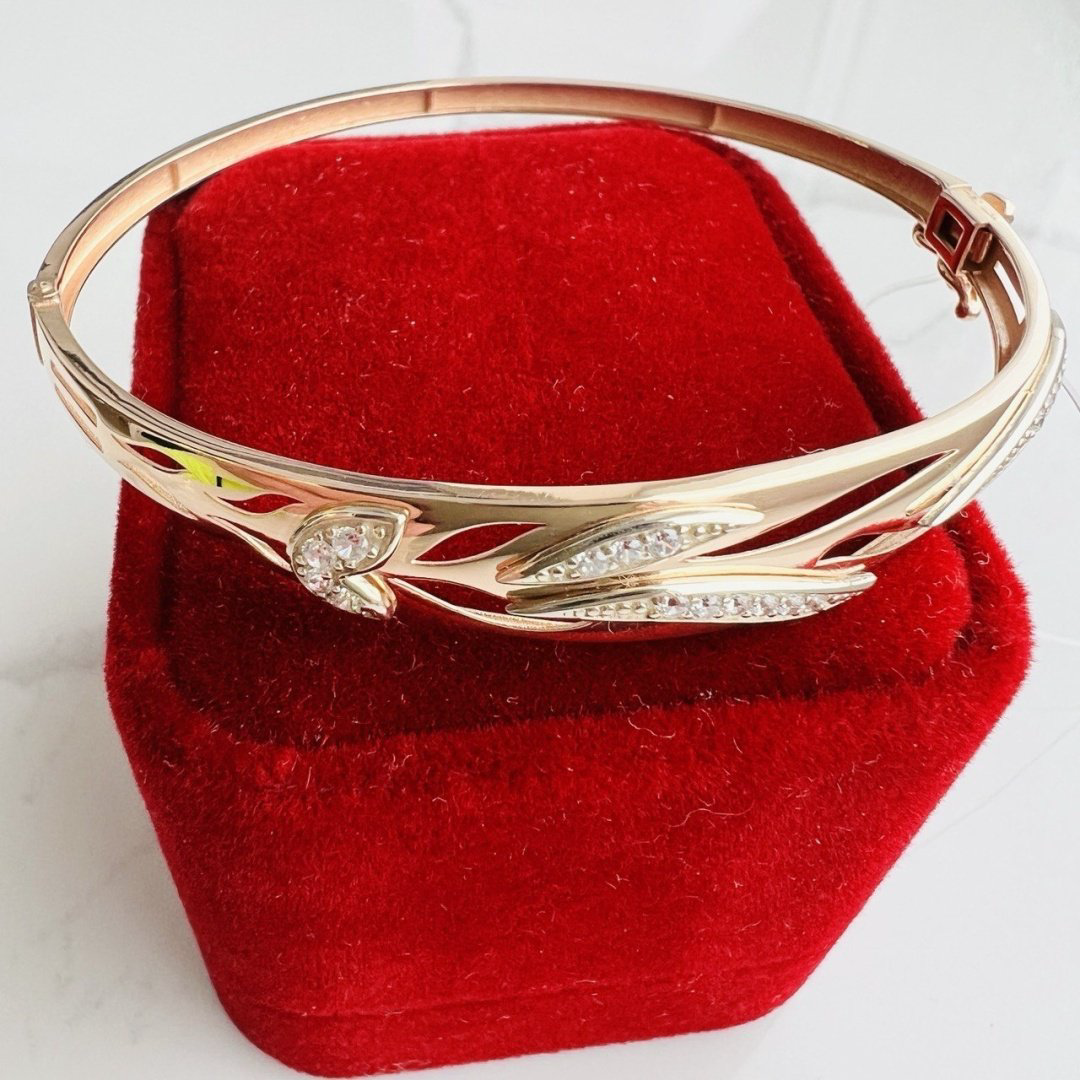Браслет SAFIYA JEWELRY 43111055 длина 19 см, вес 6.41 г золото, плетение обод купить,NaN