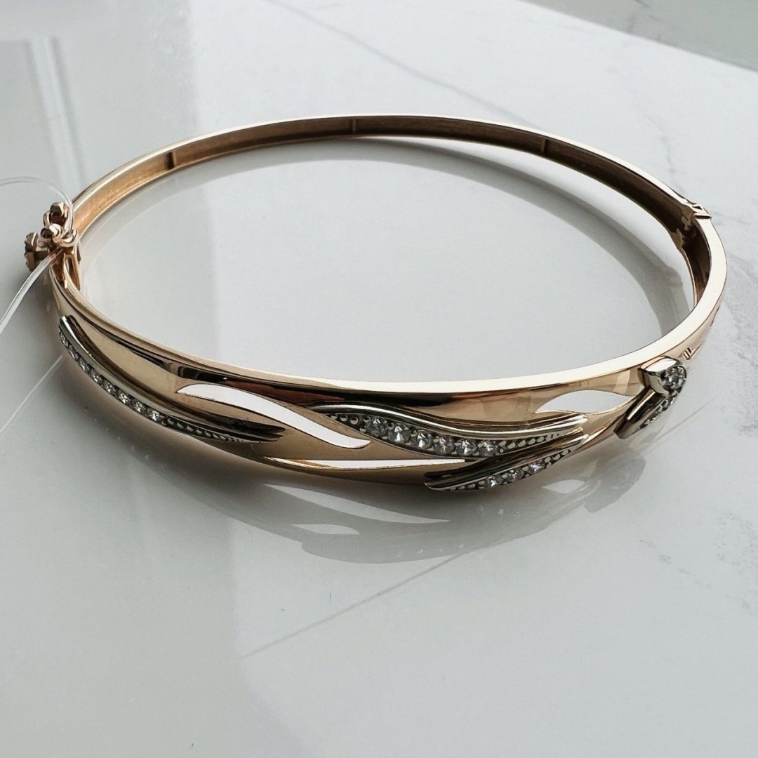Браслет SAFIYA JEWELRY 43111055 длина 19 см, вес 6.41 г золото, плетение обод купить,NaN