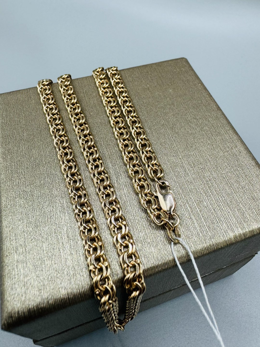 Цепь Raia Gold 0001034 длина 55 см, вес 6.78 г золото, плетение бисмарк купить,NaN