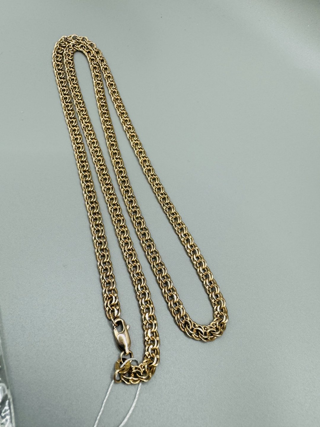 Цепь Raia Gold 0001034 длина 55 см, вес 6.78 г золото, плетение бисмарк купить,NaN