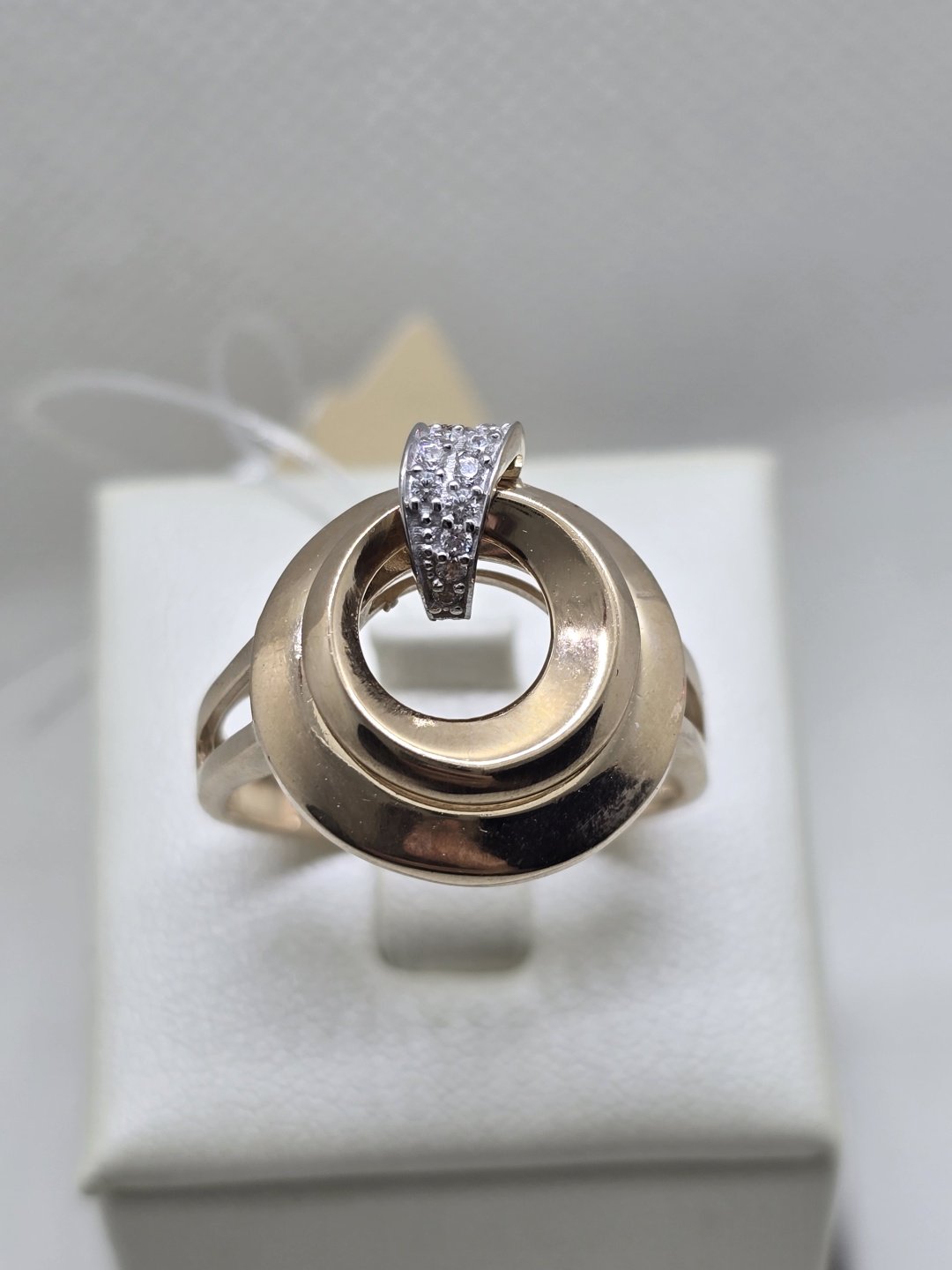 Кольцо Diamond Exclusive 405158590 размер 20 вес 4.61 г золото, фианит купить,NaN