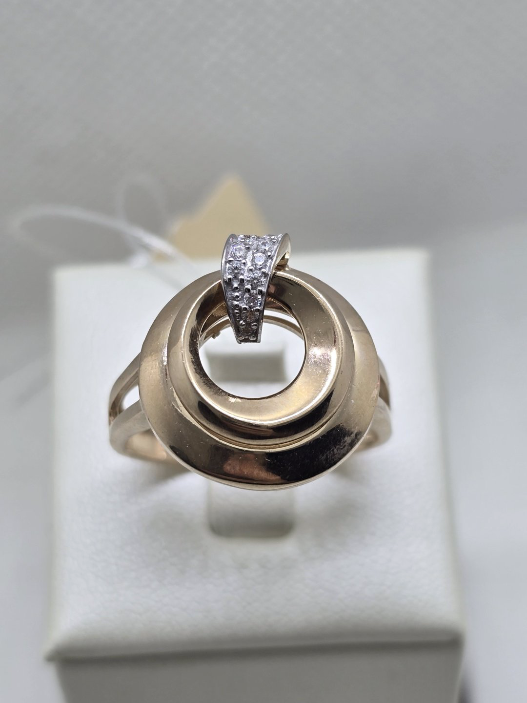 Кольцо Diamond Exclusive 405158590 размер 20 вес 4.61 г золото, фианит купить,NaN
