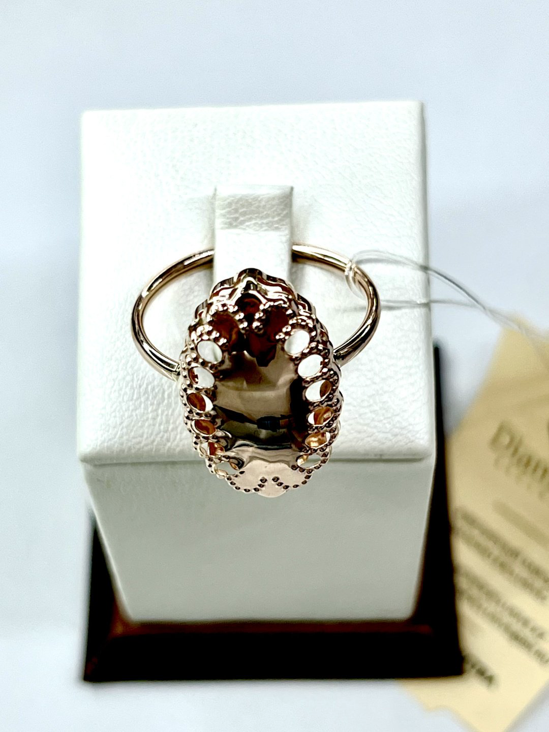 Кольцо Diamond Exclusive 585 размер 20.5 вес 1.25 г золото, без вставок купить,NaN