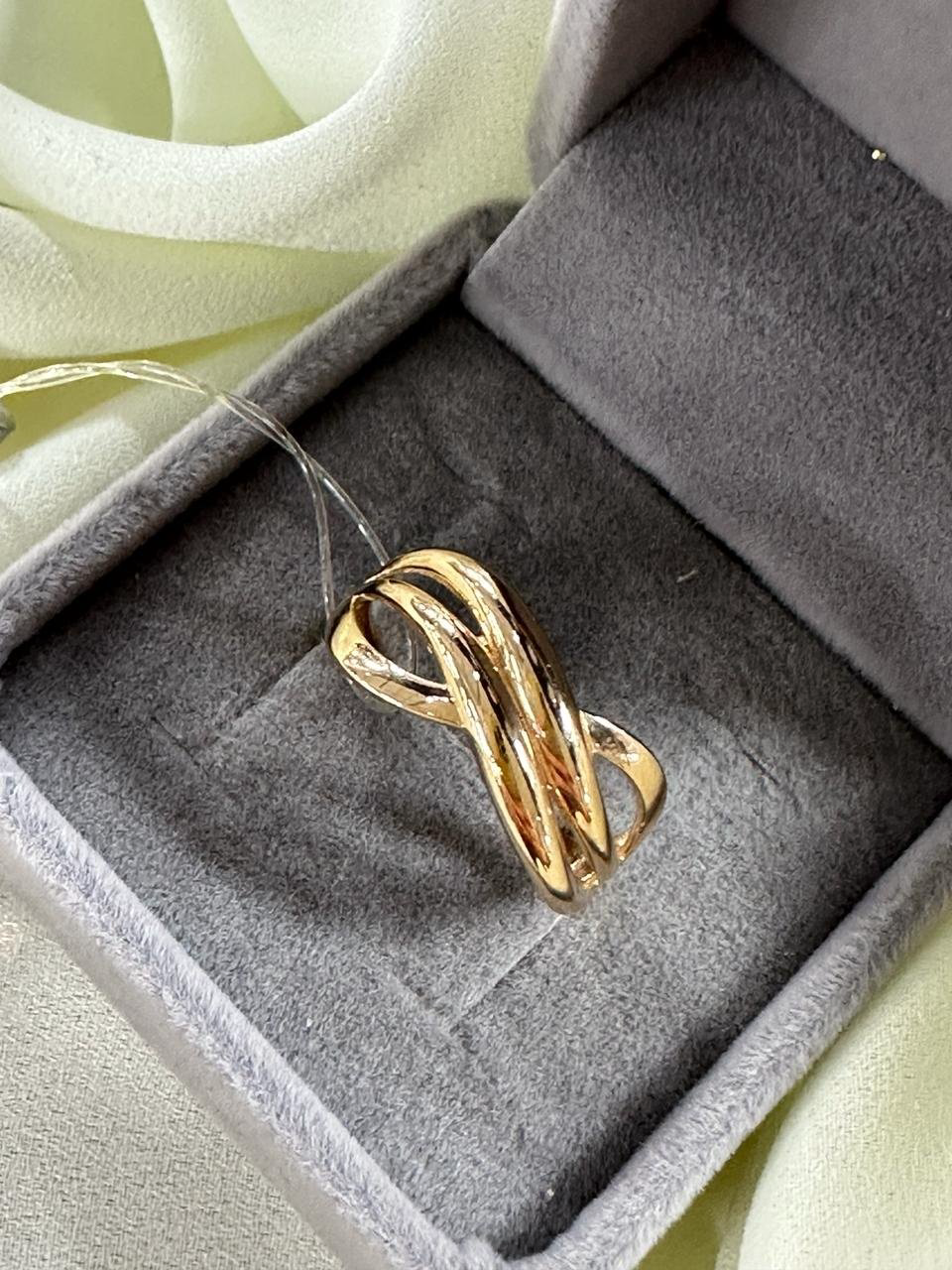 Кольцо Diamond 45678 размер 19 вес 1.89 г золото, без вставок купить,NaN