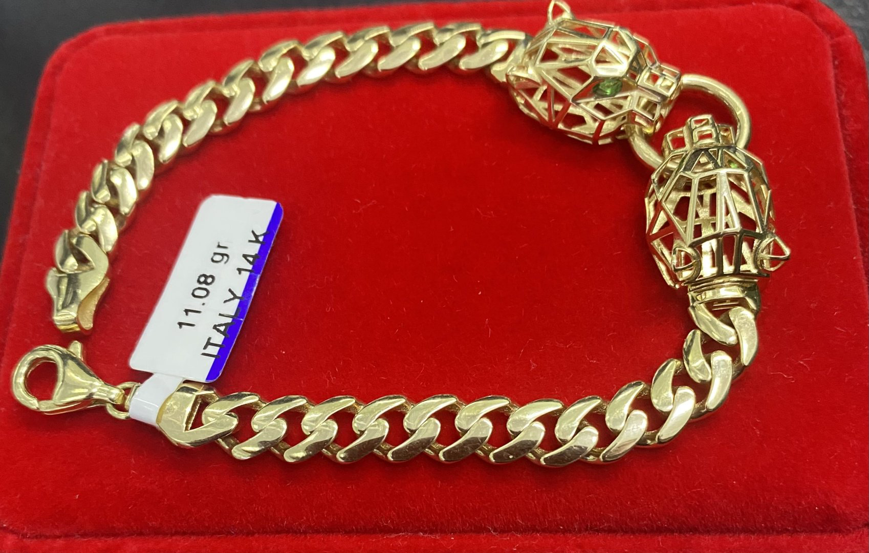 Браслет Italian Gold Подарок длина 18 см, вес 11.08 г золото, плетение отсутствует купить,828200