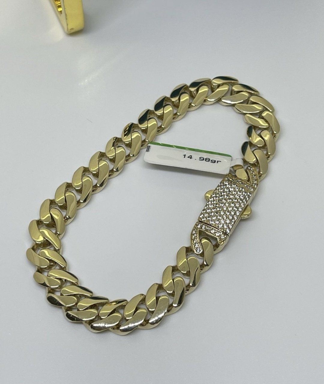 Браслет ALOR Italy gold длина 21 см, вес 14.9 г золото, плетение аллигатор купить,1117700