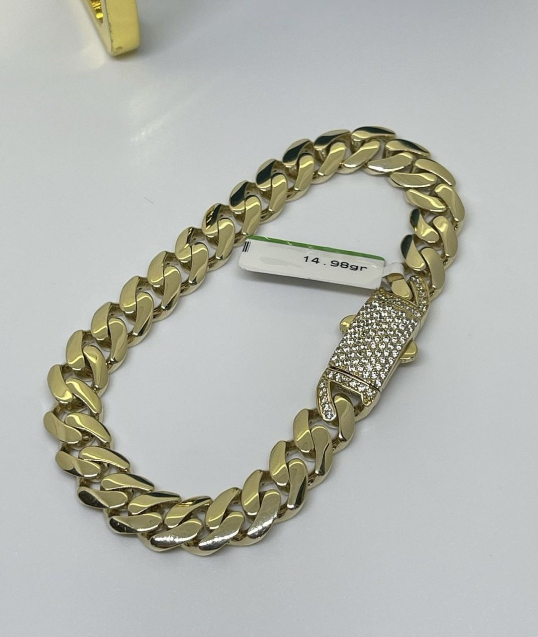 Браслет ALOR Italy gold длина 21 см, вес 14.9 г золото, плетение аллигатор купить,1117700