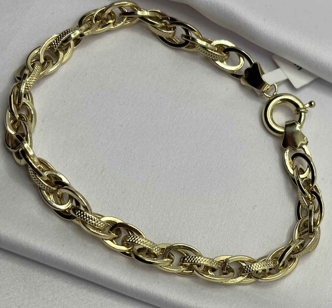 Браслет Timuchin Gold LA1986/123 длина 20 см, вес 6.27 г золото, плетение отсутствует купить,NaN