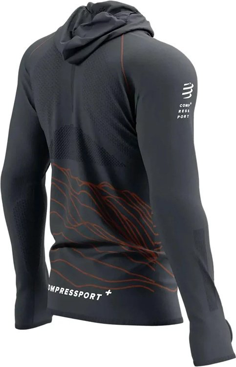 Лонгслив Compressport черный купить,NaN