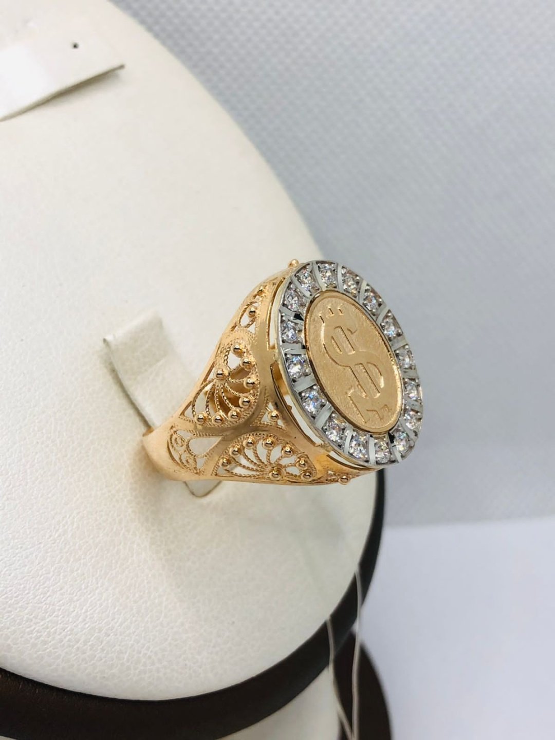 Кольцо NN GOLD NN-82/347 размер 21 вес 5.93 г золото, фианит купить,NaN