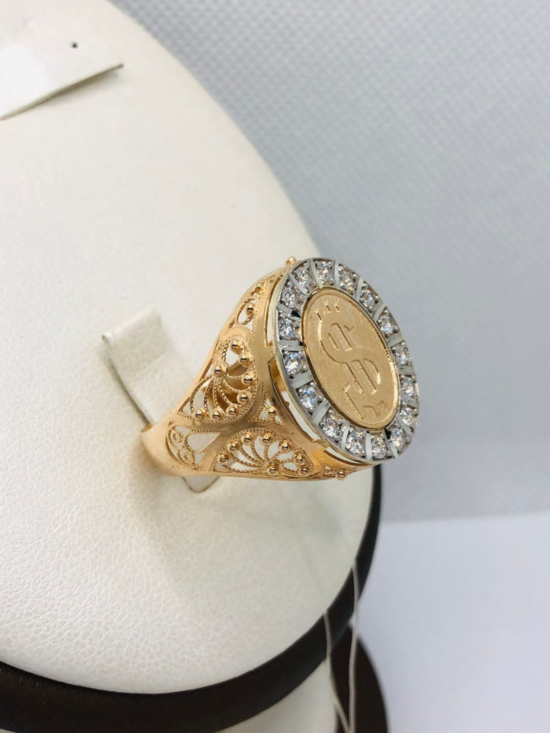 Кольцо NN GOLD NN-82/347 размер 21 вес 5.93 г золото, фианит купить,NaN
