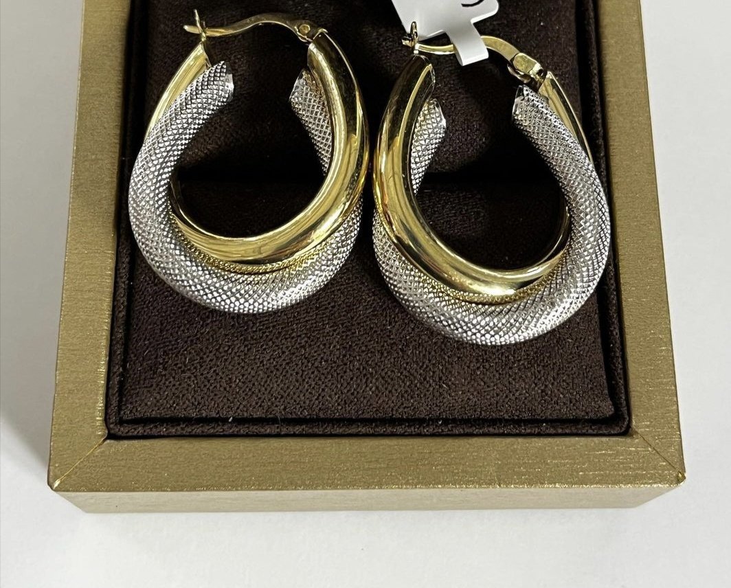 Серьги Diana Collection 107555678 вес 5.81 г золото, без вставок купить,NaN