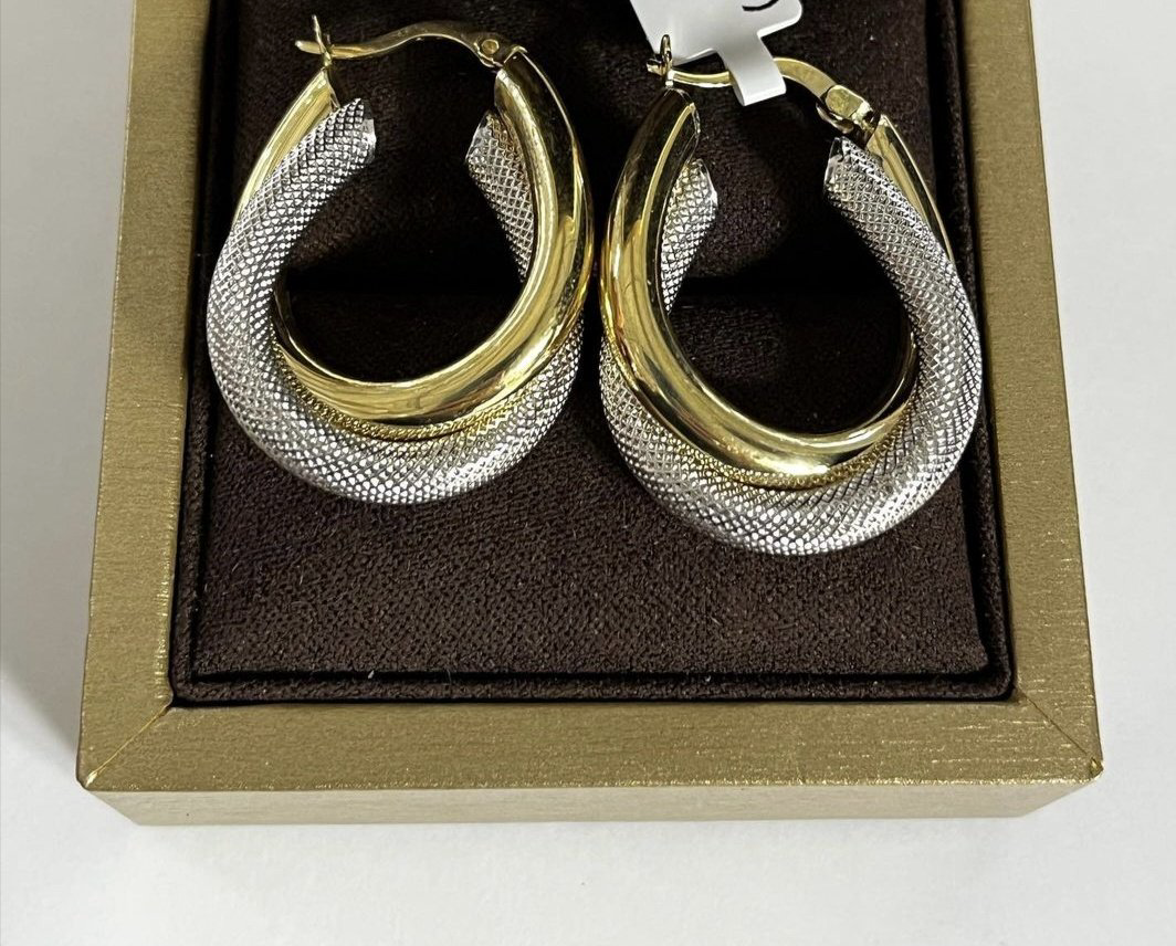 Серьги Diana Collection 107555678 вес 5.81 г золото, без вставок купить,NaN