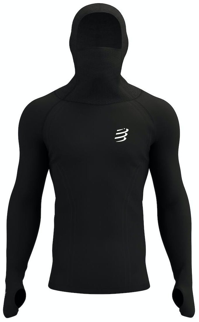 Лонгслив Compressport черный купить,NaN