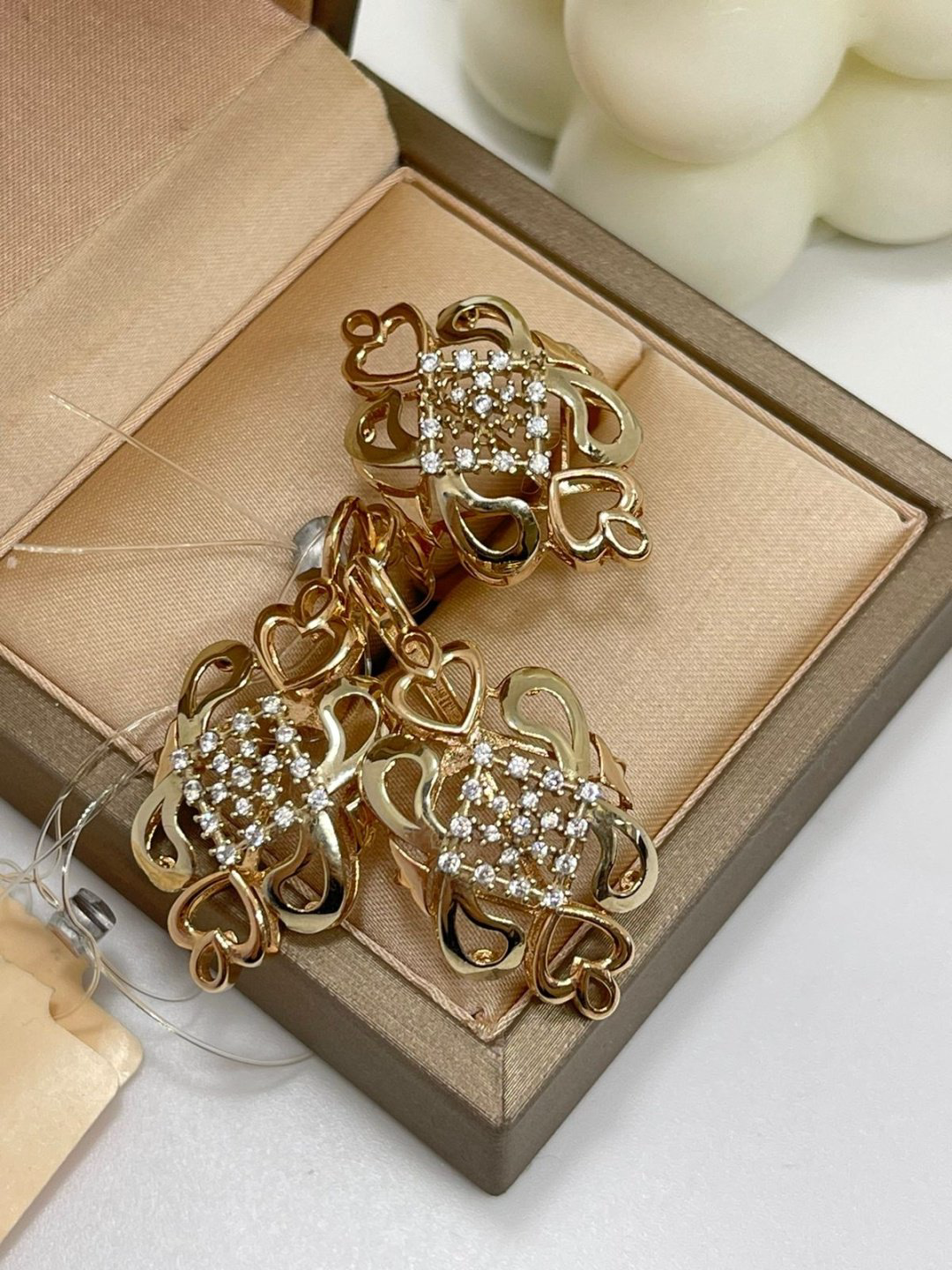 Assylym gold 958474 вес 9.75 г золото, фианит купить,729200