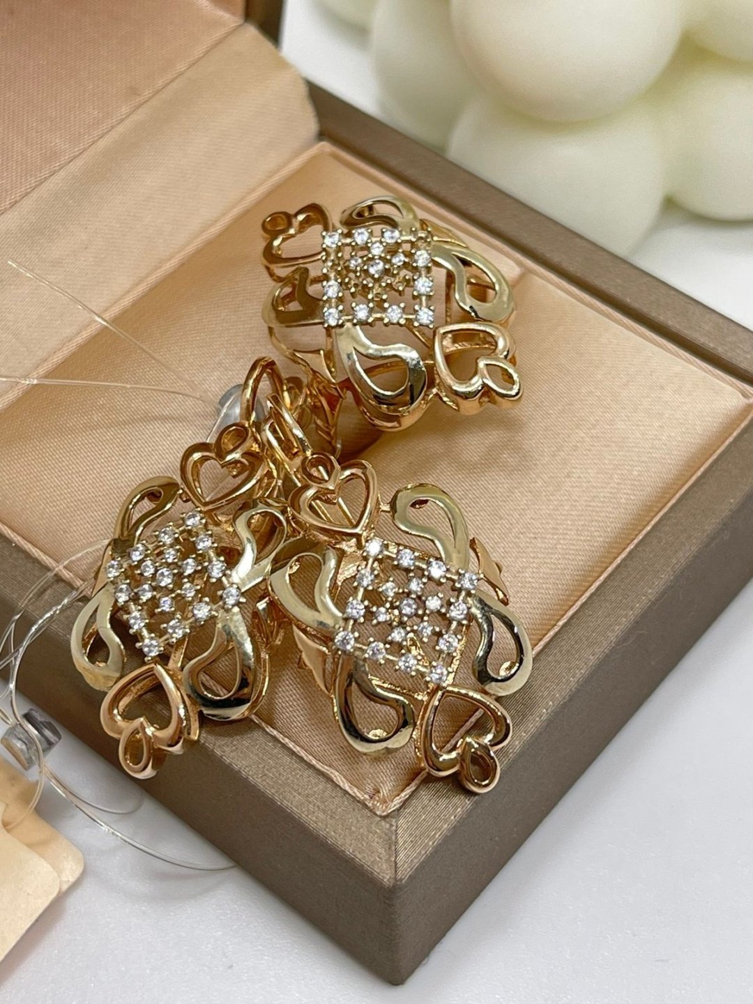 Assylym gold 958474 вес 9.75 г золото, фианит купить,729200