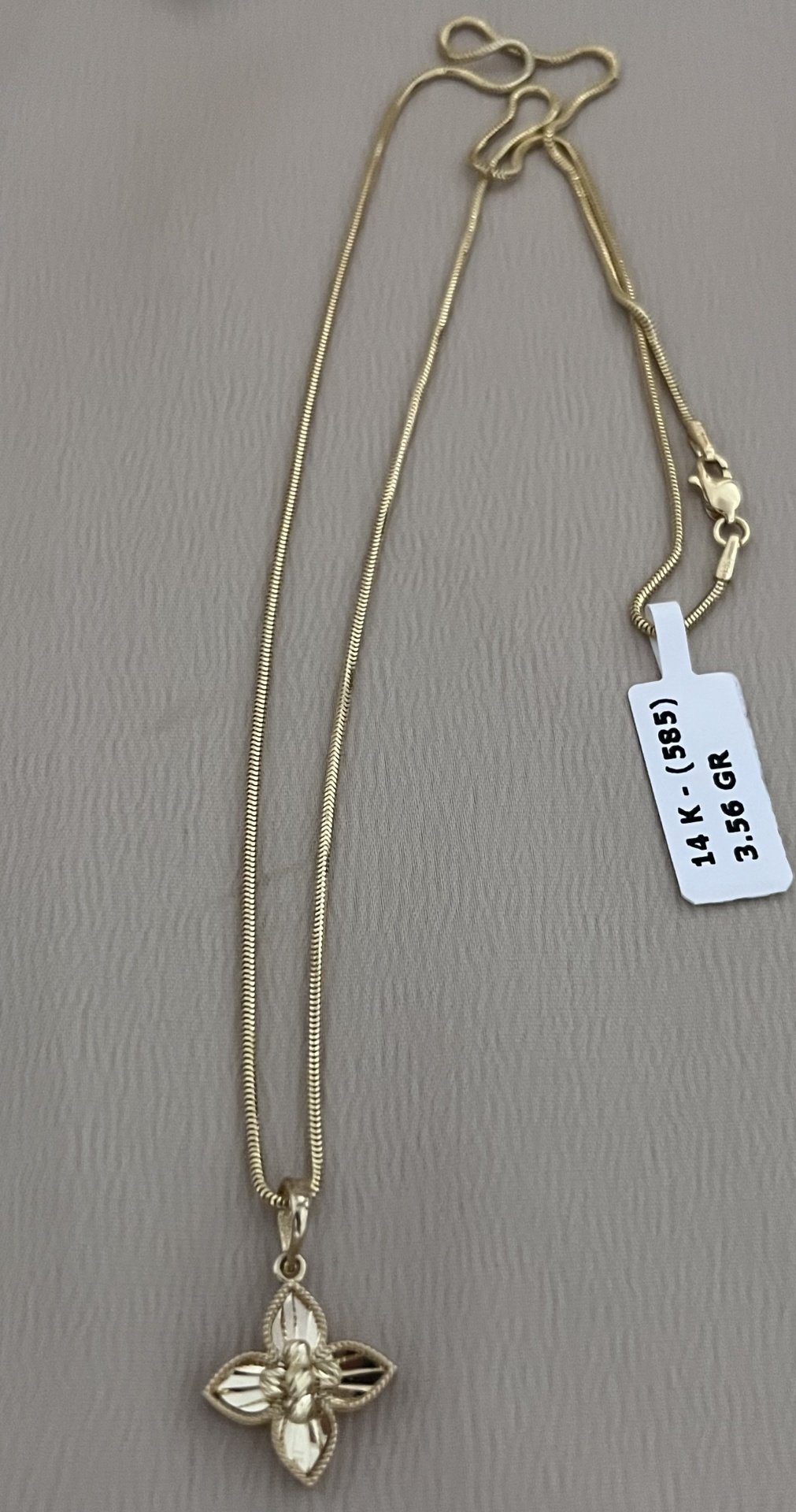 Колье AZIMA Van cleef длина 50 см вес 4.98 г золото, без вставок купить,NaN