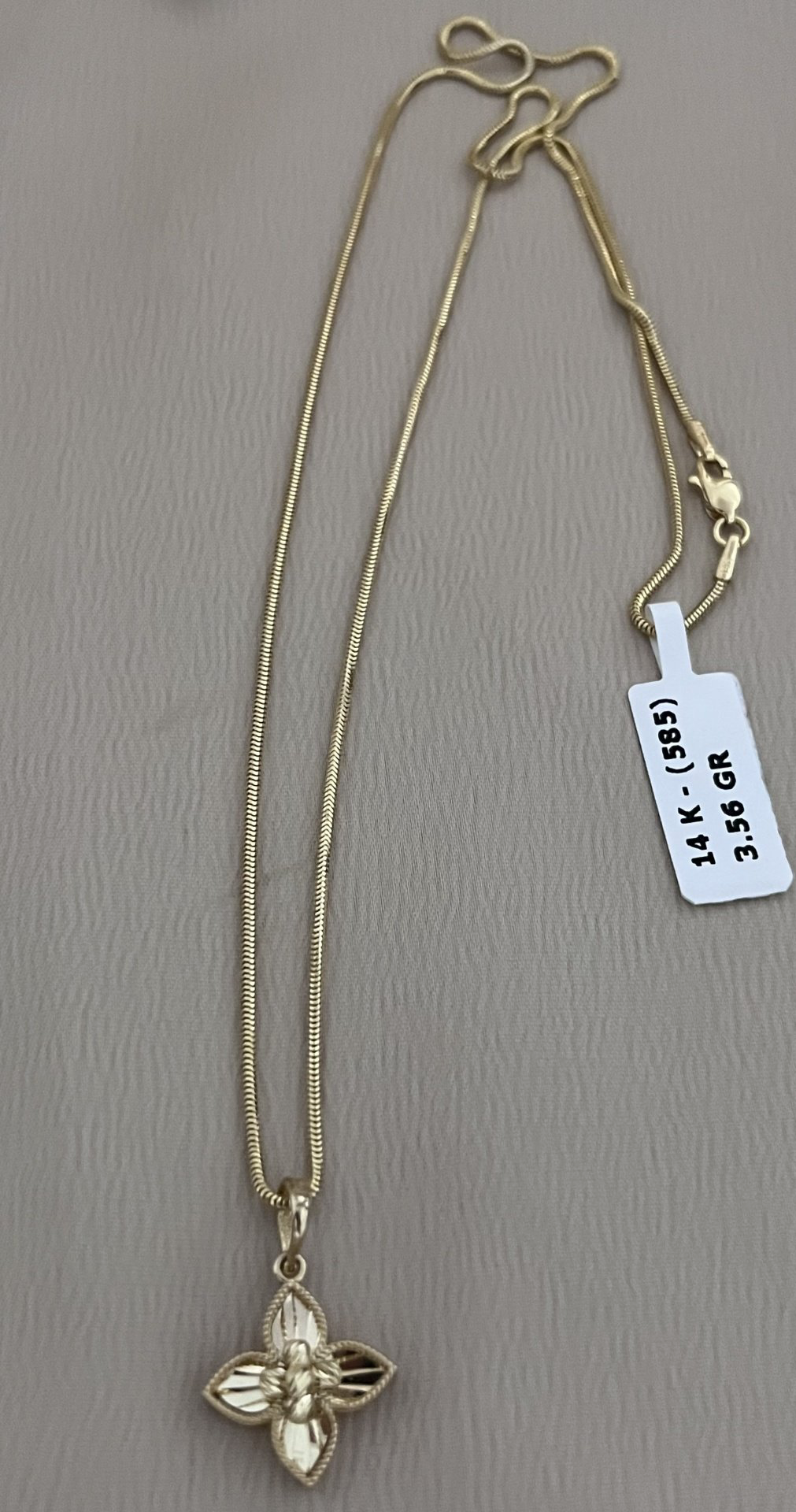 Колье AZIMA Van cleef длина 50 см вес 4.98 г золото, без вставок купить,NaN