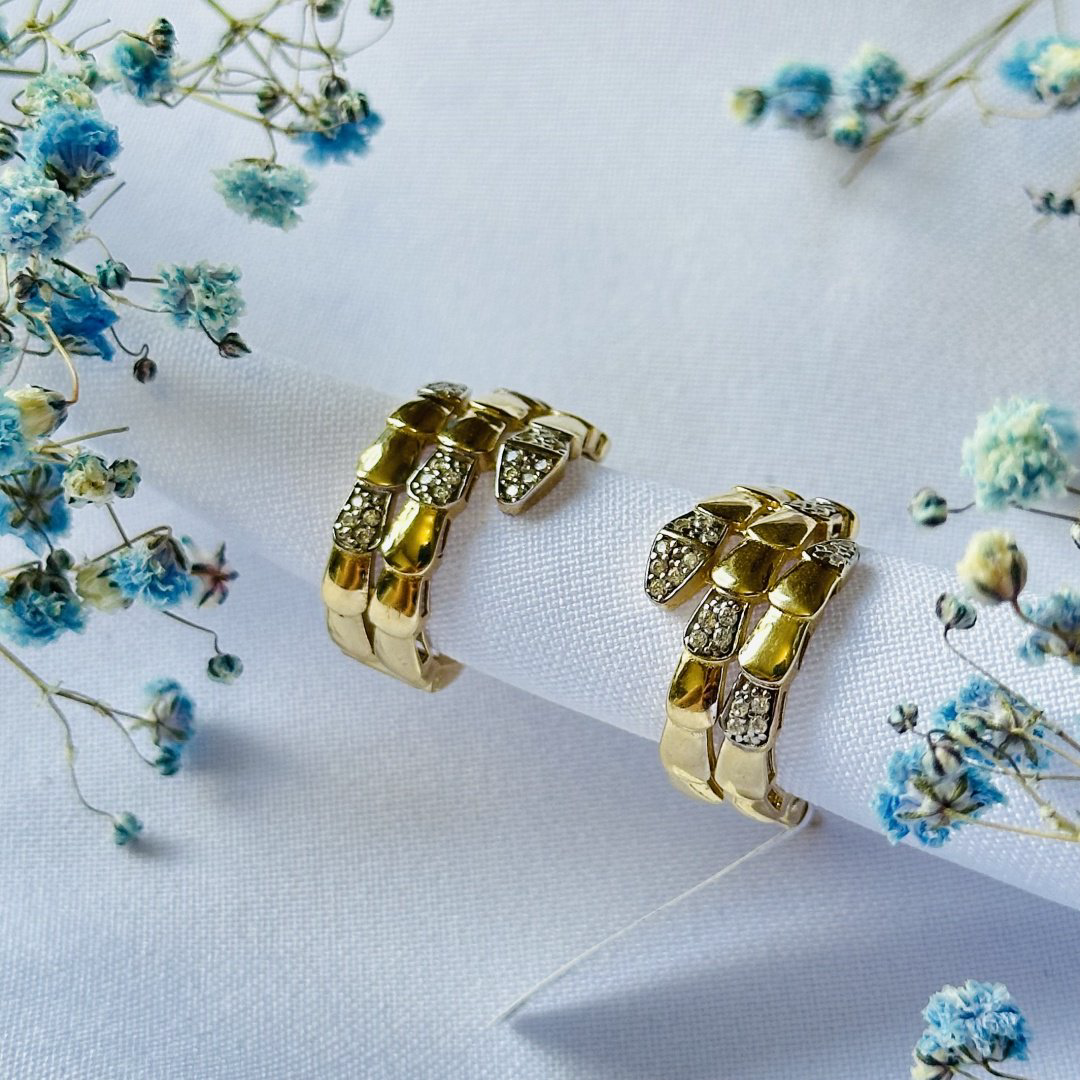 Серьги Exclusive Italy 900217630 вес 5.74 г золото, фианит купить,NaN