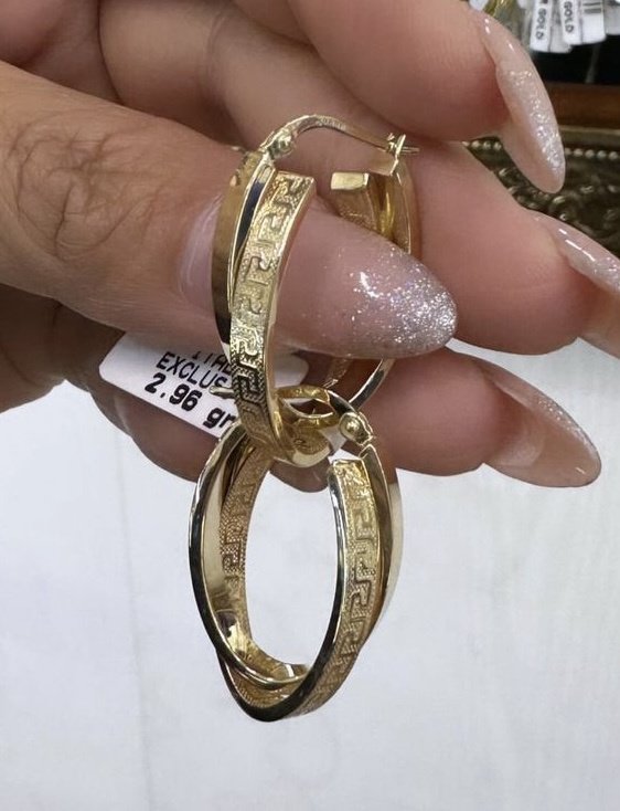 Серьги Italy Exclusive 888 вес 2.96 г золото, без вставок купить,NaN
