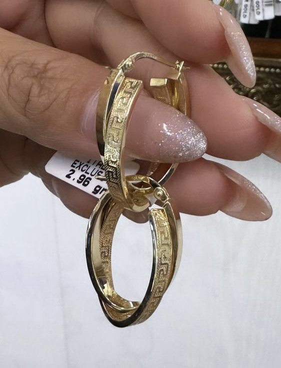 Серьги Italy Exclusive 888 вес 2.96 г золото, без вставок купить,NaN